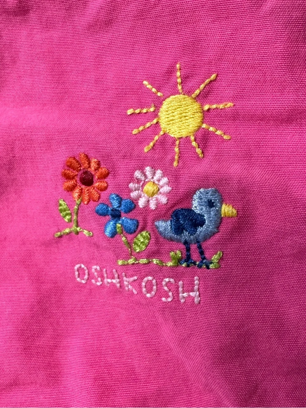Oshkosh Pink Jumper Dress Baby Girl’s 18 Months Toddler Summer Pinafore Cute